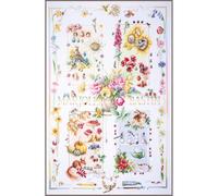 Lanarte Point De Croix Compté Tableau Kit Complet DIY Broderie Motif 4 SAISONSPatron Adulte Art Creatif Decoration Salon Activité Manuelle Cadeau ca. 62 x 88 cm Counted Cross Stitch