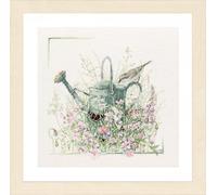 Lanarte Kit point de croix compté ARROSOIR – tableau, kit complet 36 x 36 cm