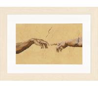 Lanarte Point De Croix Compté Tableau Kit Complet DIY Broderie Motif CRÉATION 2 MAINSPatron Adulte Art Creatif Decoration Salon Activité Manuelle Cadeau ca. 26 x 16 cm Counted Cross Stitch