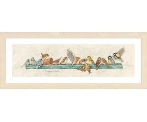 Lanarte Point De Croix Compté Tableau Kit Complet DIY Broderie Motif L'ORDRE DE SÉLECTIONPatron Adulte Art Creatif Decoration Salon Activité Manuelle Cadeau ca. 69 x 18 cm Counted Cross Stitch