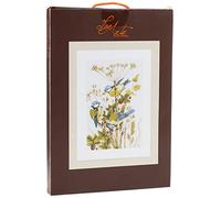 Lanarte Point De Croix Compté Tableau Kit Complet DIY Broderie Motif MÉSANGESPatron Adulte Art Creatif Decoration Salon Activité Manuelle Cadeau ca. 27 x 38 cm Counted Cross Stitch