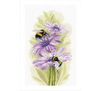 Lanarte Point de Croix Set "Aïda Abeilles dansantes", modèle à compter, 22x33cm