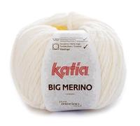 Lanas Katia Big Merino Pelote de laine Blanc 1