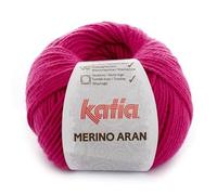 Lanas Katia Merino Aran Fil à tricoter Fuchsia Réf. 52