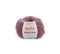 Lanas Katia Merino Aran Pelote de couleur pure Cod. 85