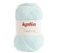 Lanas Katia PEQUES 84904 Pelote de couleur piscine - Yarn 100% acrylique - 50g - 232m - Tricot pour bébés et enfants