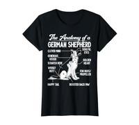 L'anatomie d'un Chiot Amoureux des Chiens de Berger Allemand T-Shirt Graphique avec Valeur