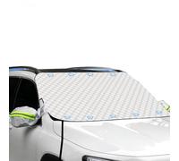 LANAZU Couverture Pare-Brise Avant Voiture pour Polestar 2 2019-2024, Protection Pare Brise Hiver Repliable Bâche Anti Neige