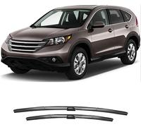 LANAZU Essuie-Glace Silencieux, Balais d'essuie-Glace Avant pour CRV MK4 2012-2016,Brosses de vitres de Pare-Brise Facile à Installer