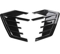 LANAZU Grille de Ventilation latérale pour Audi Q7 4M 2015-2022, Couvercle d’Aération Décoratif de Voiture Prise d'air Décorative Grille D'aération Latérale,B-Black