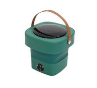LANAZU Mini Machine à Laver, Machine à Laver Pliable pour sous-vêtements et Chaussettes, Machine à Laver et à sécher Portable, adaptée aux dortoirs et Appartements (Green)