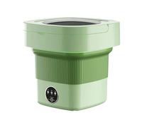 LANAZU Mini Machine à Laver Pliante, Machine à Laver Portable pour sous-vêtements, Machine à Laver Pliante pour Enfants, adaptée aux Voyages et au Camping (Green A)