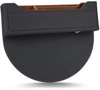LANAZU Organisateur Siège D'auto pour Fiat Stilo Croma Bravo Palio Uno Tipo 500 500L 500X, Boîte Rangement D'espace Siège D'auto Poches latérales Boîte de Rangement Console de Auto, E Black
