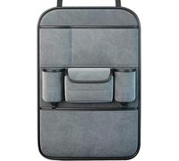 LANAZU Protecteur Arrière de Siège Auto, pour Buick Enclave Excelle Encore GL6 Envista Organisateur de siège Organisateur Voiture Enfant Multi-Poches Rangement Voiture,Grey/B