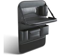 LANAZU Protecteur Arrière de Siège Auto, pour Tesla Model 3 2019-2023 Organisateur de siège Organisateur Voiture Enfant Multi-Poches Rangement Voiture
