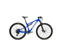 LANAZU Vélos pour Adultes vélo à Suspension complète en Fibre de Carbone VTT Frein à Disque VTT de Cross-Country