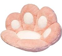 LANBAI Coussin pour Les Pattes de Chat, Coussin Mignon pour Chaise canapé Paresseux décoration extérieure Plancher Chaud, Coussin Chaud Doux pour la Peau(80 x 70 cm, Rose Sakura)