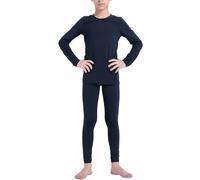 LANBAOSI Ensemble de sous-vêtement Thermique pour Garçon et Fille à Séchage Rapide Tee Shirt Manche Longue&Leggings Set