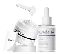 LANBENA Kit 3 en 1 pour enlever les points noirs, nettoyage en profondeur des pores, sérum clarifiant et enlever les papiers, le nez et le visage, les points noirs, minimise les pores et affine la