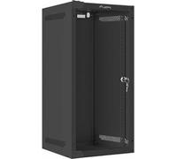 Lanberg 10" 12U 280x310mm armoire d'installation en rack mural noir (flat pack)