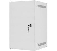 Lanberg 10" 9U 280x310mm gris armoire murale d'installation de rack (flat pack) porte métallique