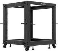 Lanberg 19" 12U open rack 600x600-1100 réglable noir