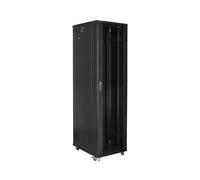 Lanberg 19" 37U 800x800 armoire d'installation en rack avec porte en verre noir Lanberg (flat pack)