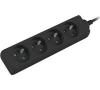 LANBERG REGLETA 1M 4 ENCHUFES Para SISTEMA UPS PS0-04E-0100-IEC-BK