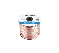 LANBERG 2x2.5mm2 Câble de Haut-Parleur 100m Transparent