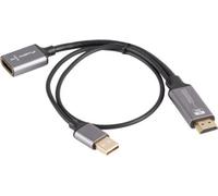 Lanberg 4k Displayport 20 Cm Hdmi-adapter One Size