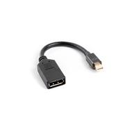 Lanberg AD-0003-BK DisplayPort cable 0.12 m Mini DisplayPort Black Noir G