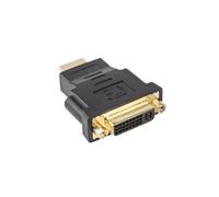 Lanberg AD-0014-BK changeur de genre de câble HDMI DVI-D (F) (24 + 5) Noir