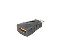Lanberg Ad-0037-bk Changeur De Genre De Câble Hdmi Hdmi Mini-c Noir