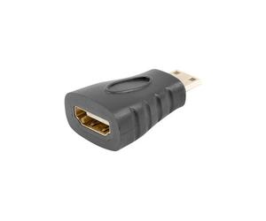 Lanberg AD-0037-BK changeur de genre de câble HDMI HDMI Mini-C Noir