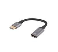 Lanberg AD-DP-HD-02 câble vidéo et adaptateur 0,2 m DisplayPort HDMI Argent