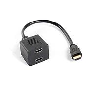 LANBERG ADAPTADOR HDMI Macho/HDMI HEMBRA X2 Splitter 20CM