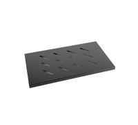 Lanberg AK-1002-B Étagère Rack 1U 19" 48.3cm, Charge Max 120kg, 465x315x22mm, Noir, Accessoire pour baie de brassage, Poids 1.4kg