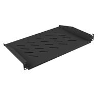 Lanberg Plateau fixe 19" AK-1008-B 1U 483x315 mm jusqu'à 20 kg Noir