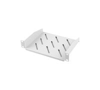 Lanberg AK-1012-S Étagère pour Rack 10" (25.4cm), Gris, Charge Max. 20kg, 254x180x51.5mm, Acier, Conforme Norme Rack 19", Poids 360g