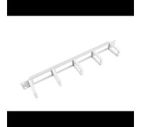 Lanberg AK-1202-S Panneau de Gestion de Câbles 1U 19" Gris Plastique, Dimensions 482.6 x 78.7 x 44 mm, Poids 320g