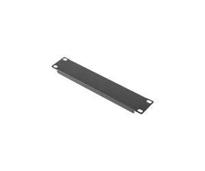 Lanberg AK-1403-B Panneau Caché Rack 1U 10" (254mm) Noir, Profondeur 10mm, Poids 90g, Conforme EIA-310-D