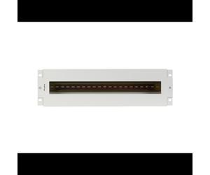 Lanberg AK-VDP103-S Armoire de Distribution 4U, Acier Gris, 482.5mm x 61mm x 132mm, Montage Rack 19", Poids 1.95kg