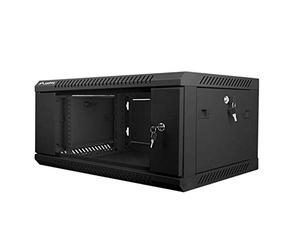LANBERG ARMARIO Mural WF01-6604-10B Negro 19 4U IP20 600X600X165MM Hasta 60KG DE CARGA ACCESORIOS MONTAJE