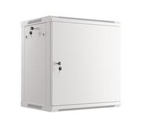 LANBERG ARMARIO RACK 19 "MONTAJE PARED 12U / 600X450 CON PUERTA METÁLICA GRIS (PAQUETE PLANO)