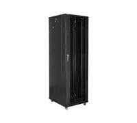 Lanberg armoire de communication 19" autoportante, rack 42U, 600x800 à monter soi-même en paquet plat, noir
