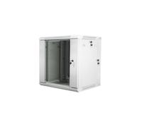 LANBERG Armoire dinstallation suspendue à deux sections 19 12U 600X600mm gris - WF02-6612-10S