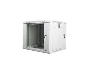 LANBERG Armoire dinstallation suspendue à deux sections 19 9U 600X600mm gris - WF02-6609-10S