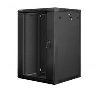Lanberg Armoire Murale 19" 18U 600x600mm Noir (WF01-6618-10B) Lanberg