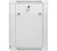 Lanberg Armoire murale rack 19" 12U/600X450 (Flat-Pack) avec Gla
