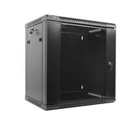 Lanberg Armoire Murale Rack 19 Pouces 12U en Acier Noir IP20